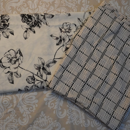 Monochrome Black & White Sheet Set